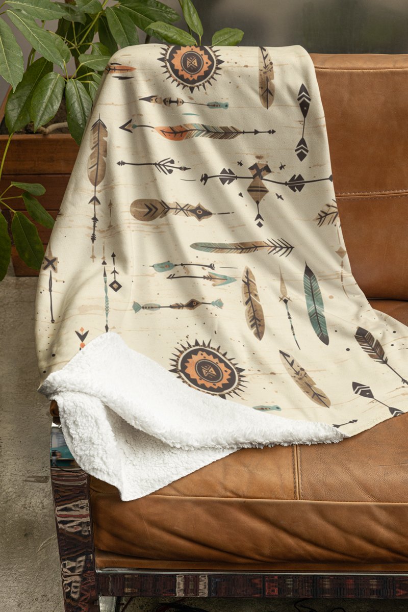 Arrowhead Velveteen Plush Blanket | blanket |