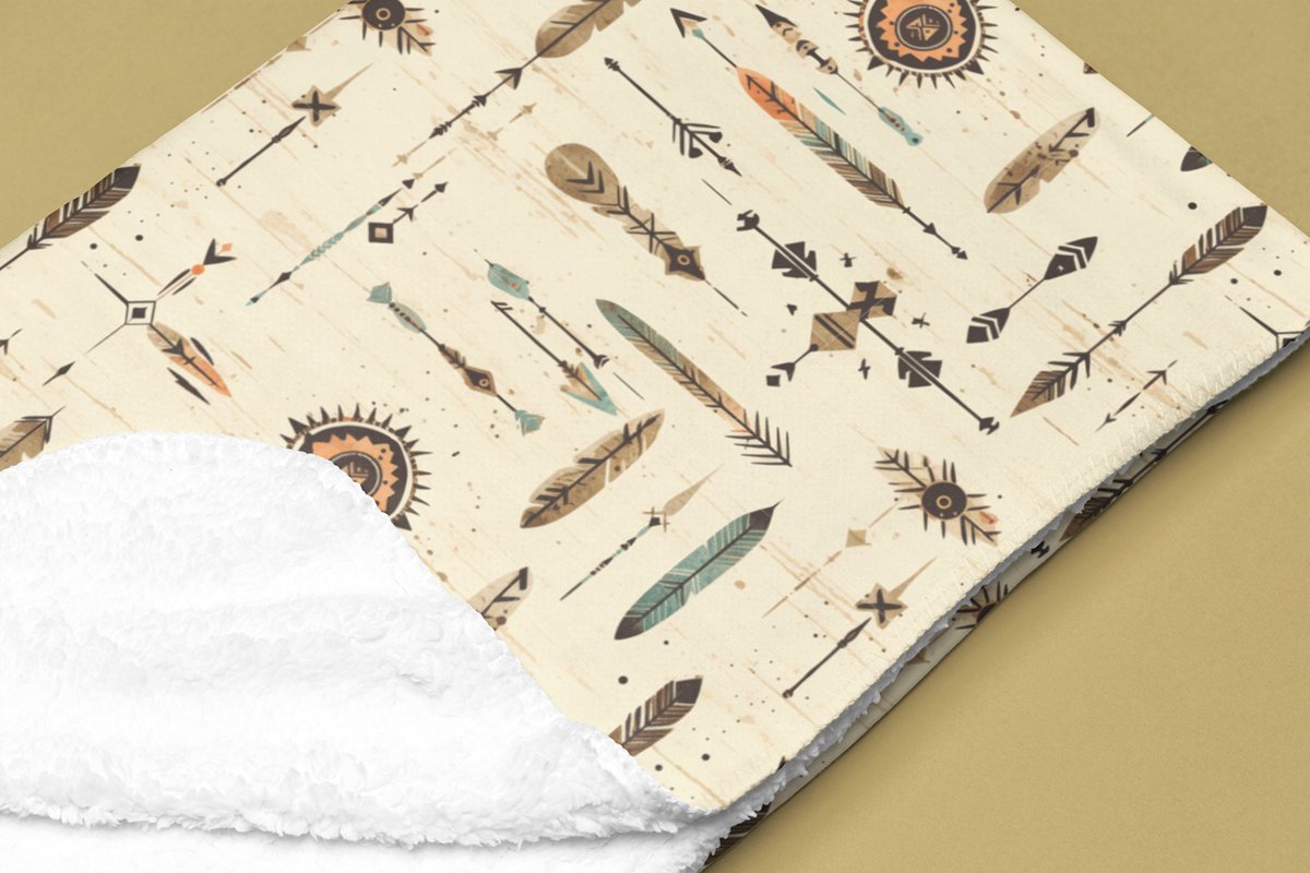 Arrowhead Velveteen Plush Blanket | blanket |