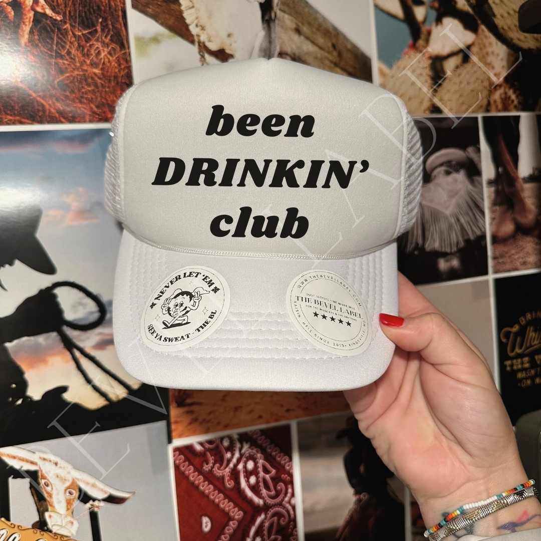 Been Drinking Club Trucker Hat | trucker hat |