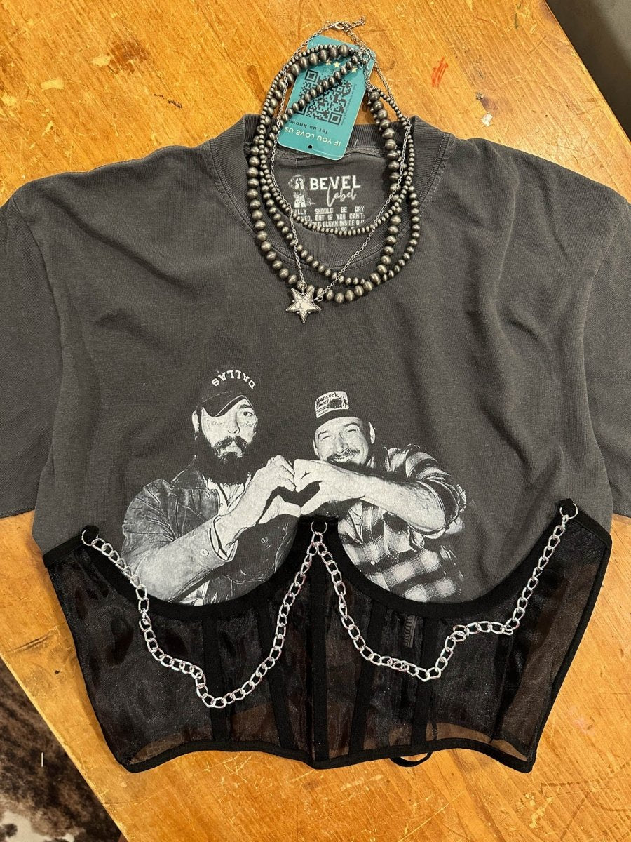 Cori Corset T-Shirt Corset Concert Top | Shirts & Tops |