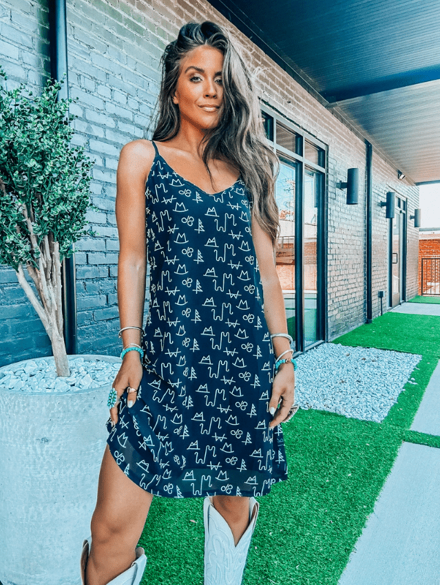 Cowgirl Black Branded Tank Dress | mini dress | Cowgirl Black Branded Tank Dress