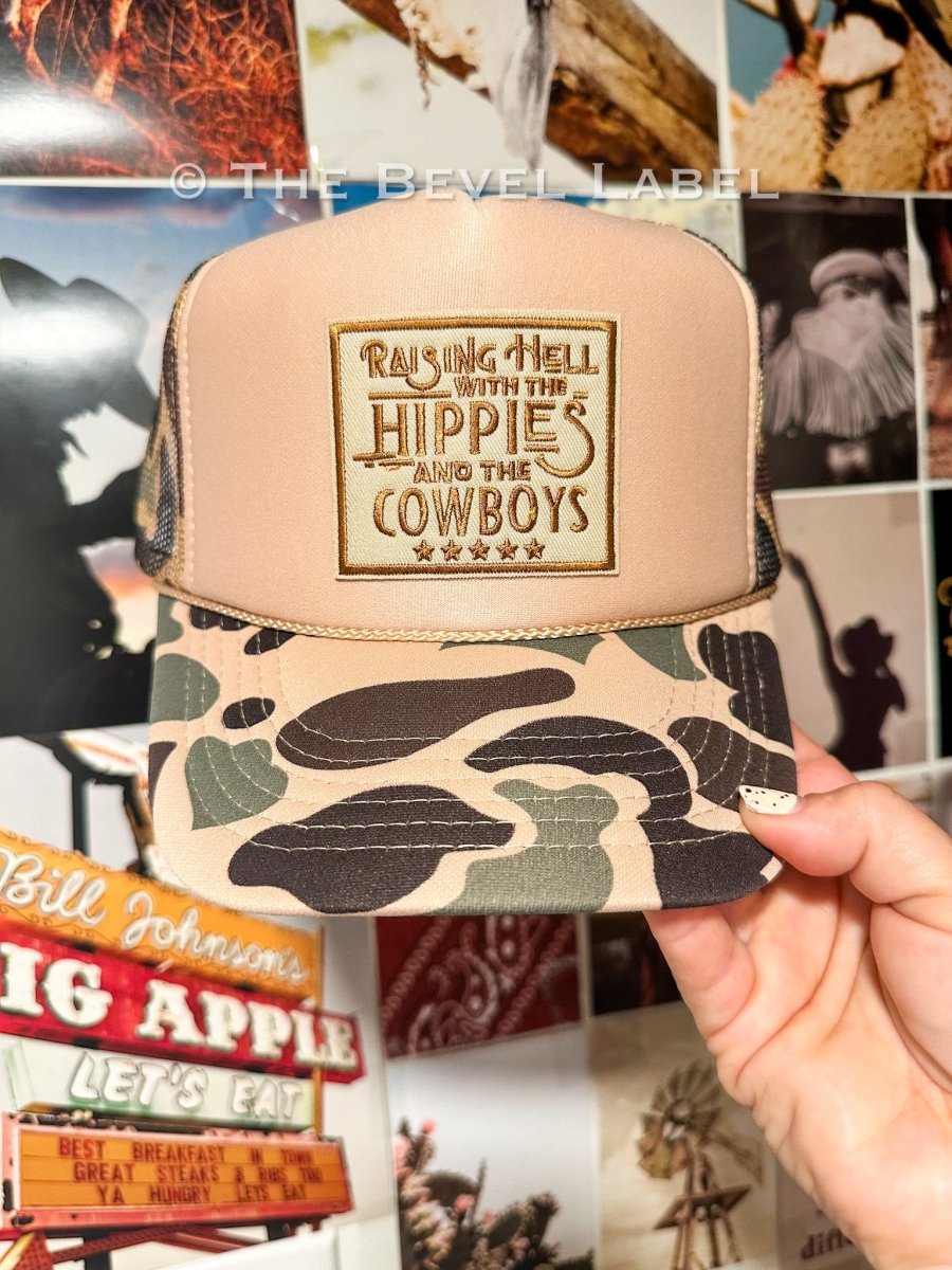 Hippys and Cowboys Trucker Hat | trucker hat | Hippys and Cowboys Trucker Hat