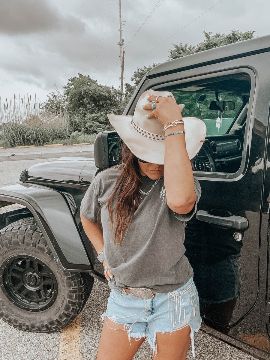 Mystery Distressed Cowboy Hat | Cowboy hat |