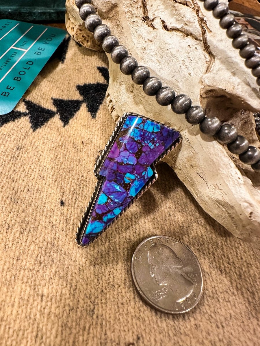 Ride the Lightning Purple Mohave Ring | ring |