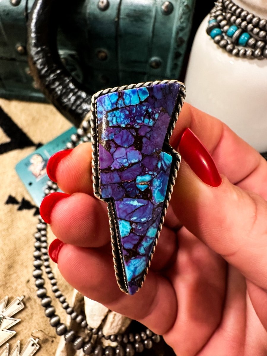 Ride the Lightning Purple Mohave Ring | ring |