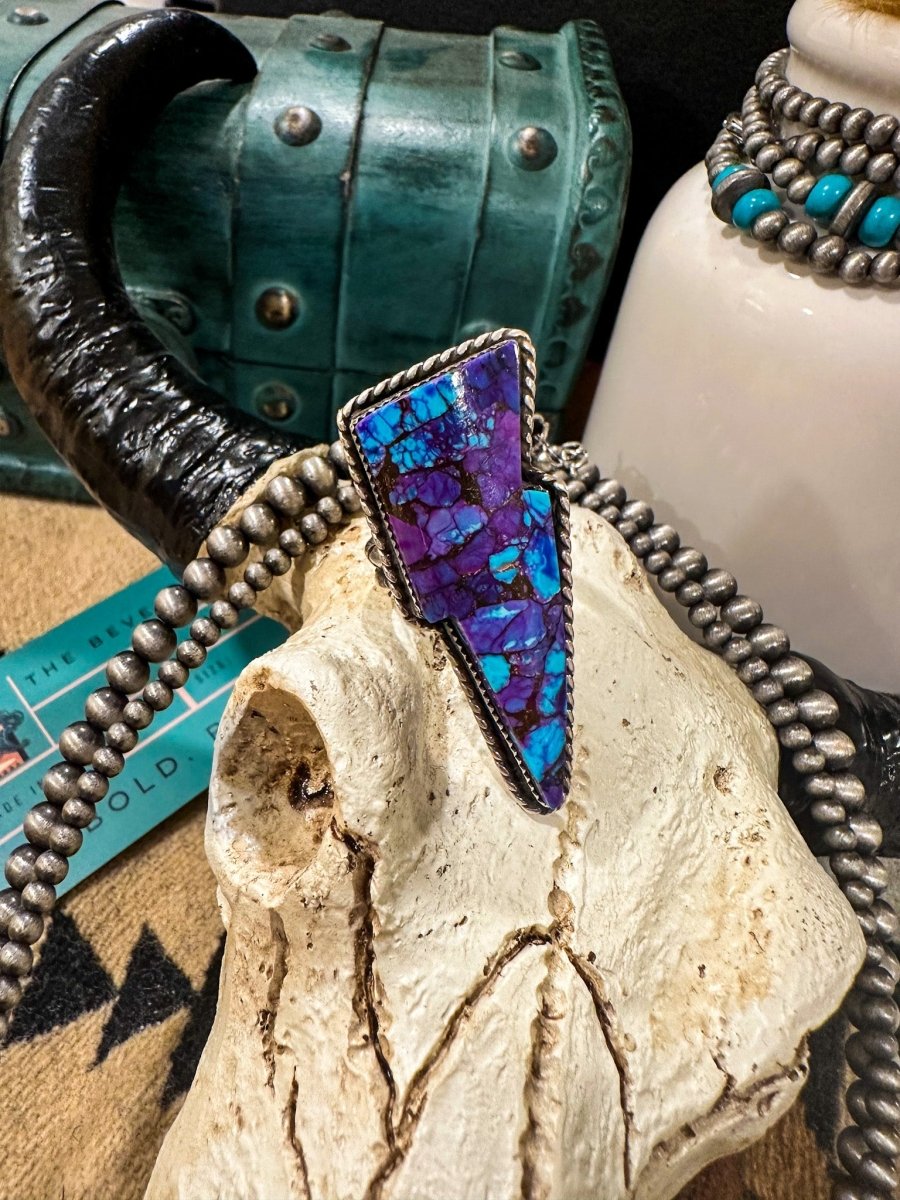 Ride the Lightning Purple Mohave Ring | ring |