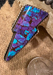 Ride the Lightning Purple Mohave Ring | ring |