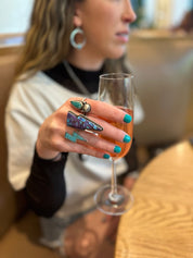Ride the Lightning Purple Mohave Ring | ring |