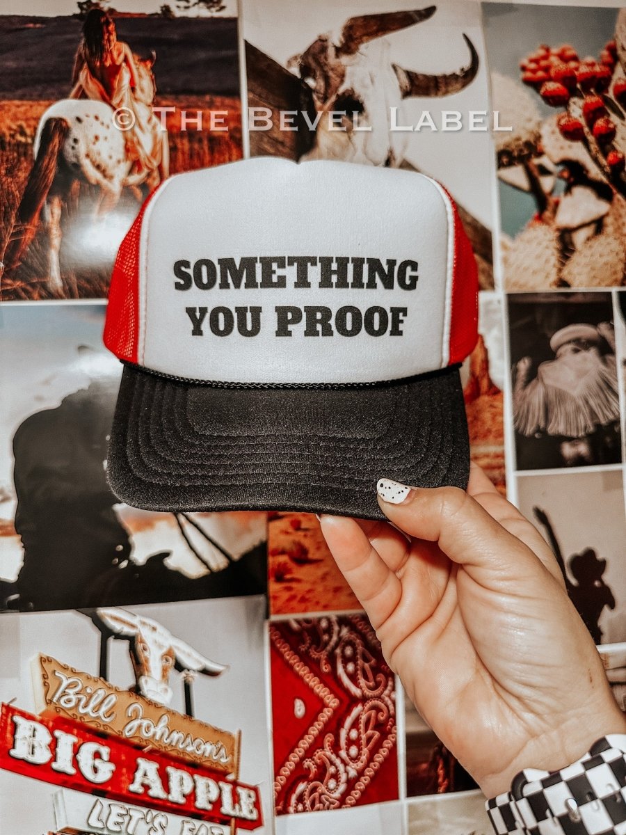 b.i Foam Trucker Hat (Field)（Something You Proof Hat – The