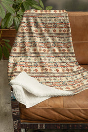 Tribes Velveteen Plush Blanket, Cozy Home Decor, Perfect for Snuggling, Rustic Gift, Bohemian Style | blanket |
