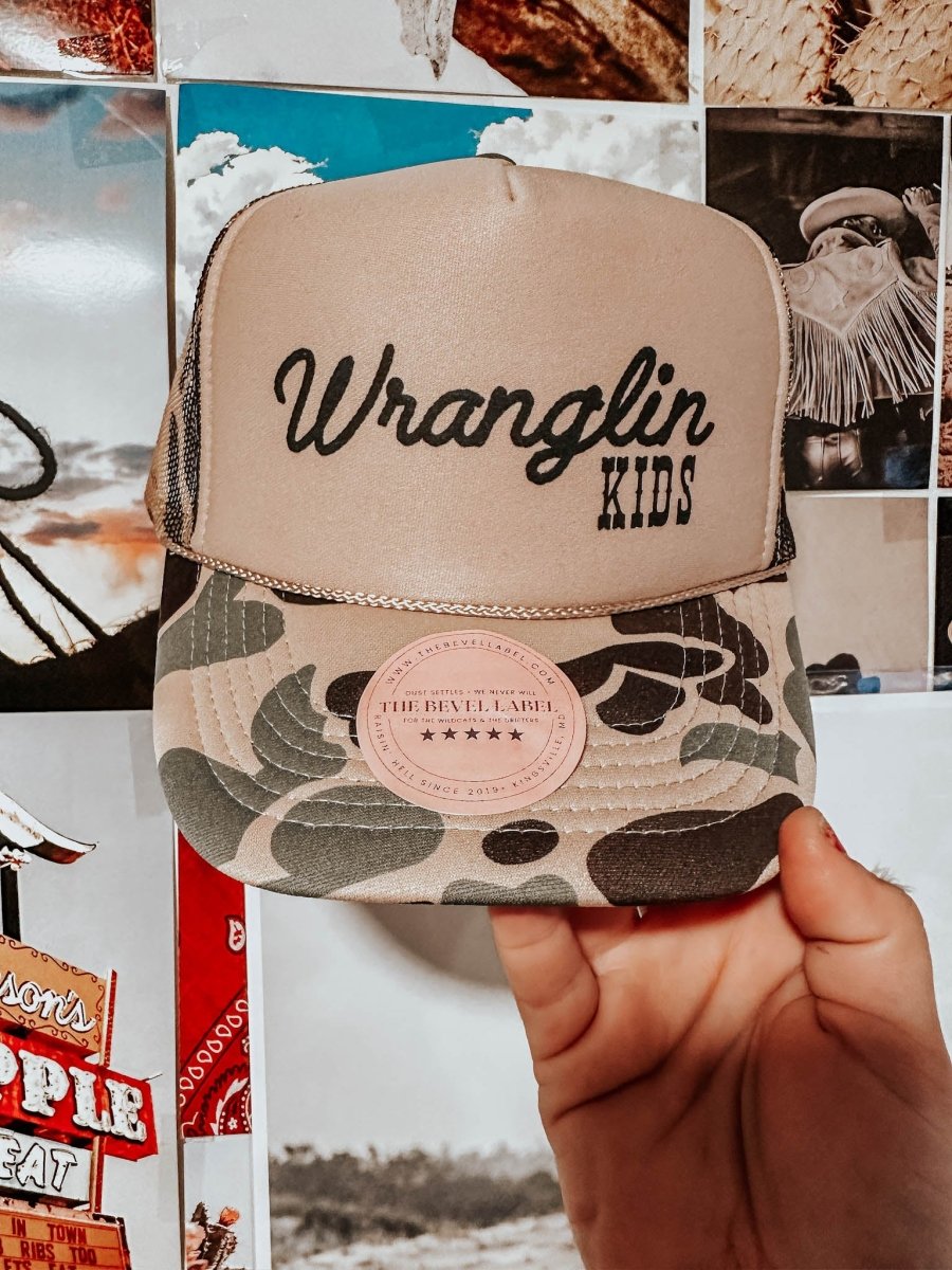 Wranglin Kids Hat | trucker hat |