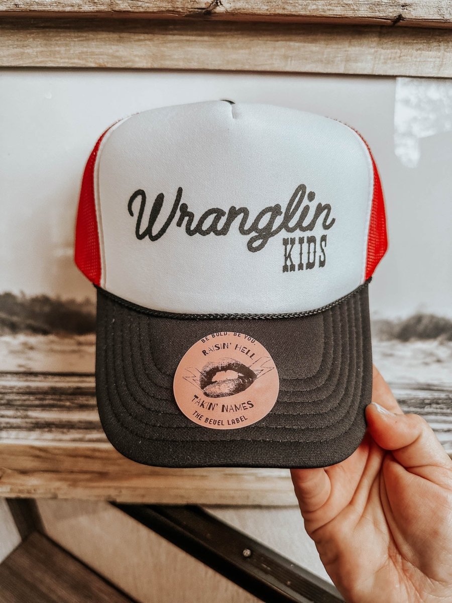 Wranglin Kids Hat | trucker hat |