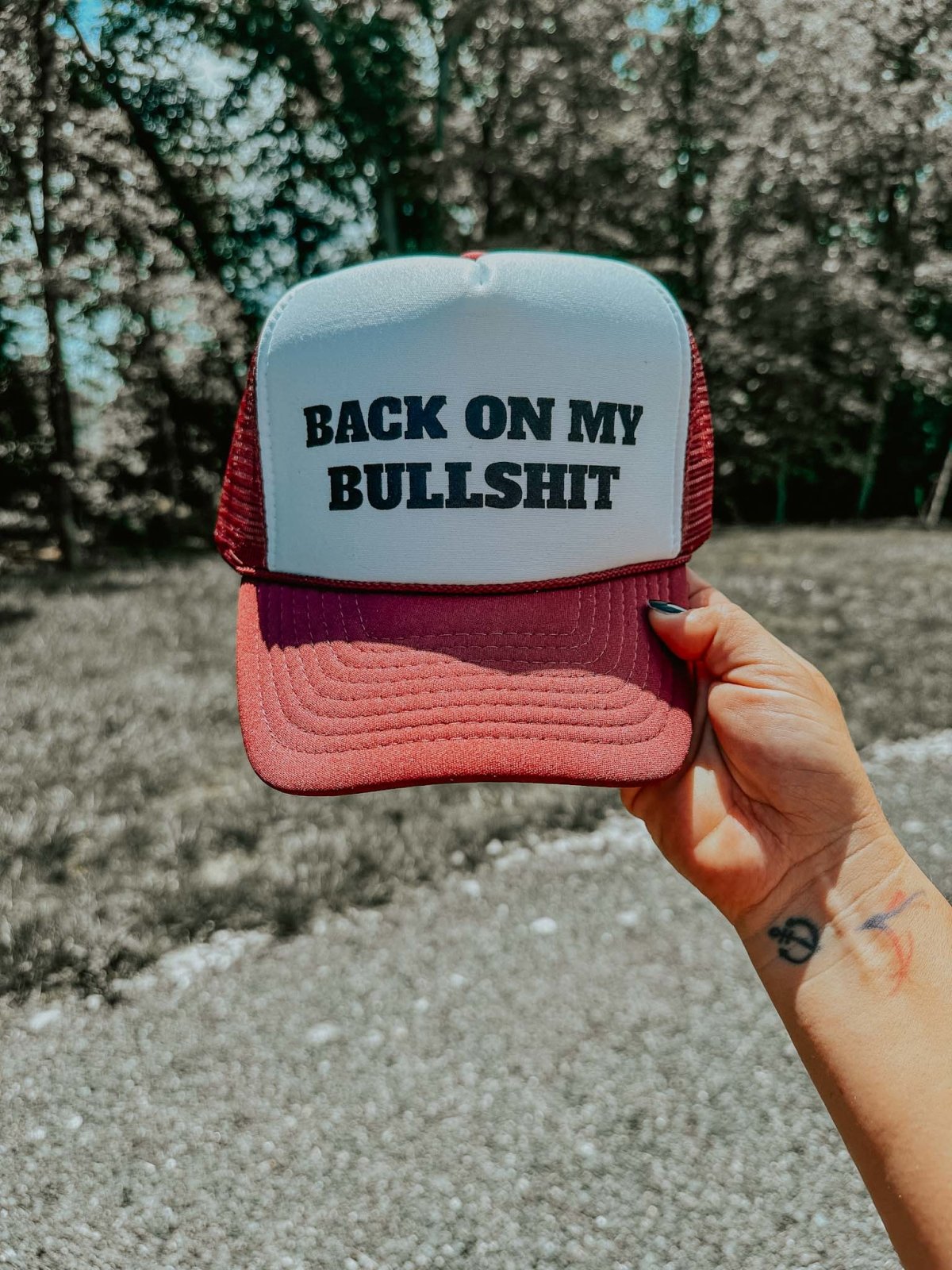 Back On My BS Hat | trucker hat |
