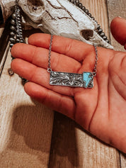 Bolt Pendant Bar Necklace | necklace |
