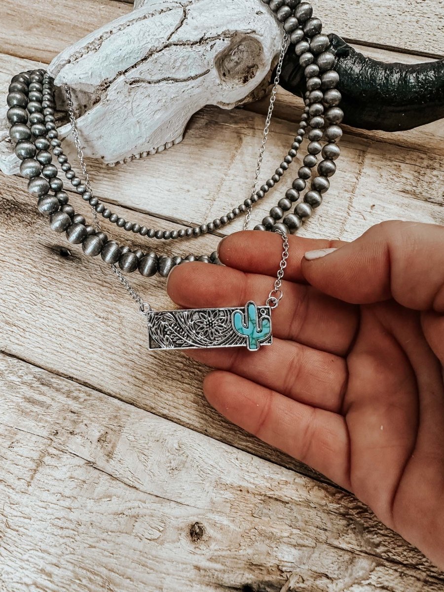 Cactus Pendent Necklace | necklace |
