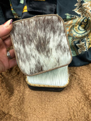 Cowhide Jewelry Organizer Travel Case | jewelry holder | Cowhide Jewelry Organizer Travel Case - Western Boho Chic Boutique