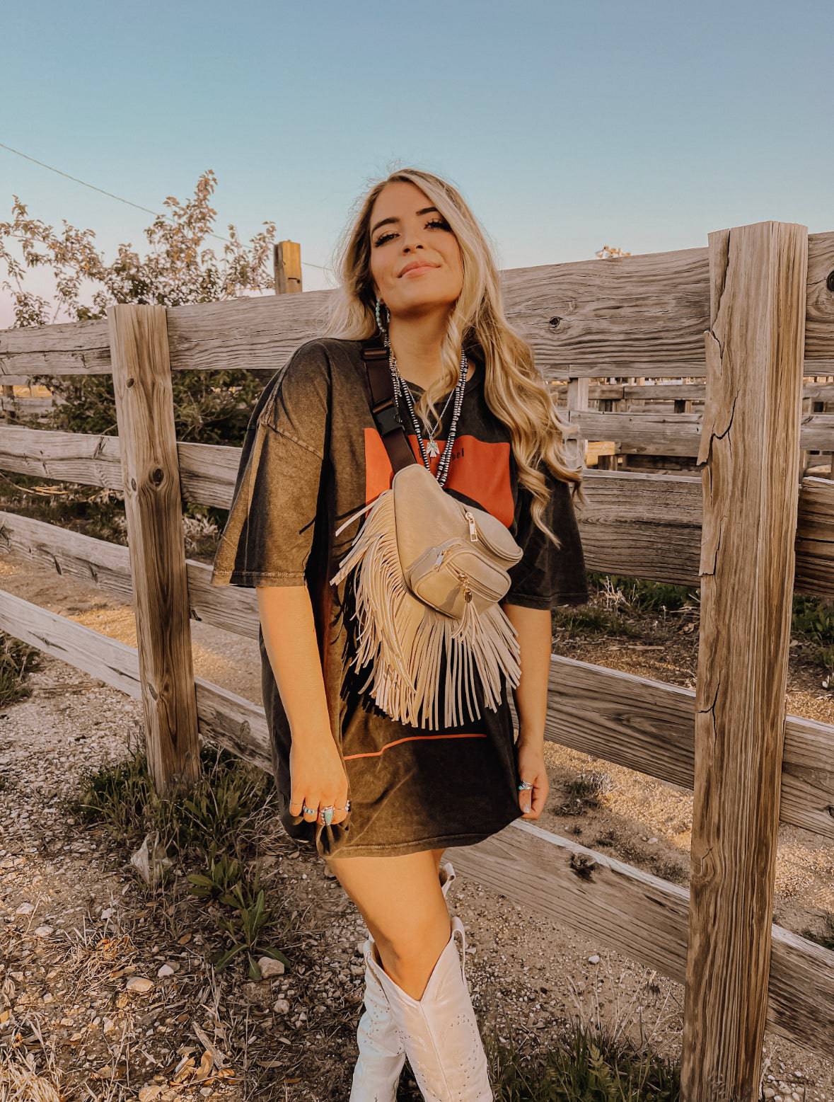 Creamy Fringe Crossbody Bag | purse | Creamy Fringe Crossbody Bag - Western Boho Chic Boutique