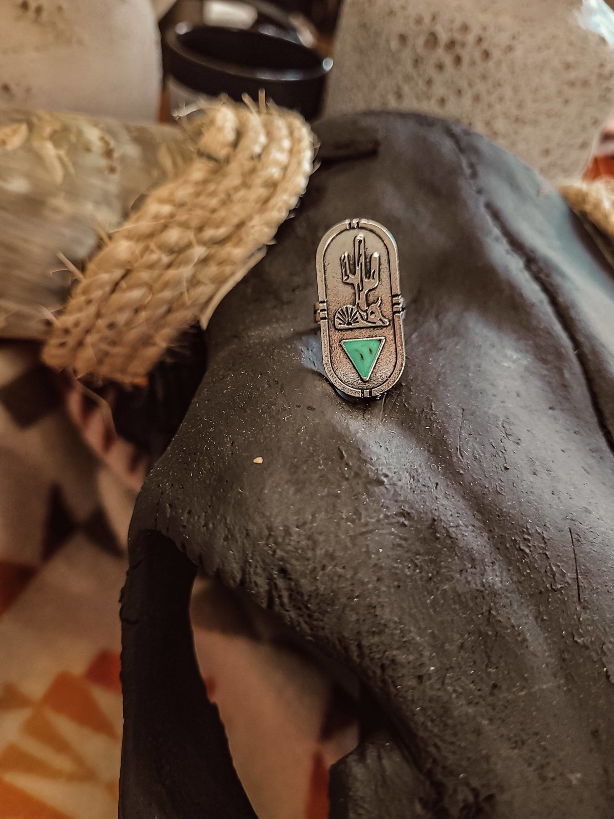 Desert Junkie Turquoise Ring | ring | Desert Junkie Turquoise Ring - Western Boho Chic Boutique