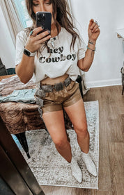 Hey Cowboy Crop Top | Shirts & Tops |