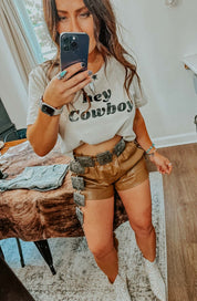 Hey Cowboy Crop Top | Shirts & Tops |