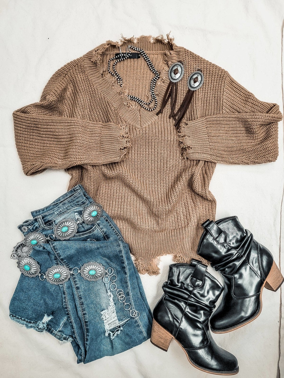 Holly Fringe Booties | ladies shoes | Holly Fringe Booties - Western Boho Chic Boutique