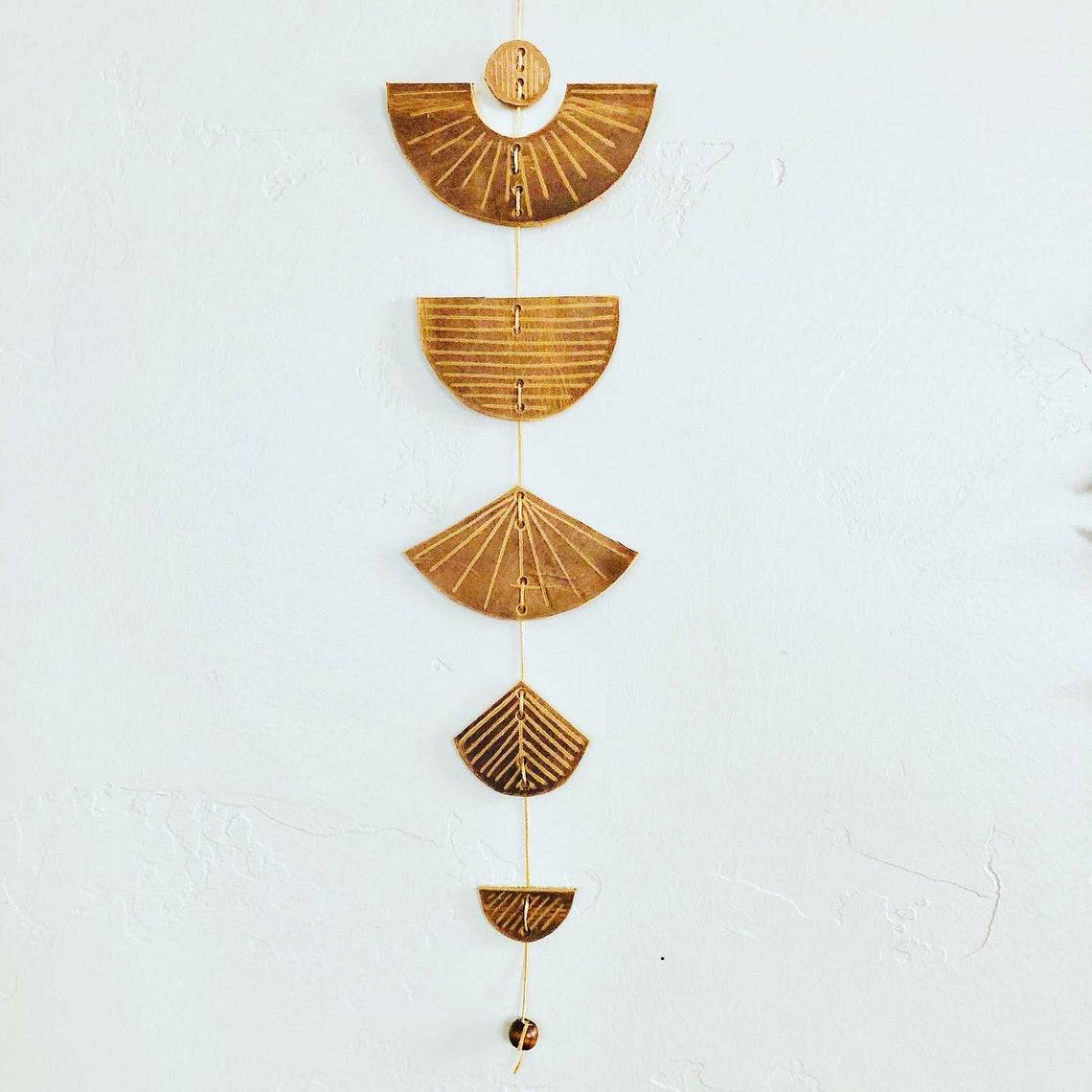 Origins Leather Wall Decor | leather wall hanging | Origins Leather Wall Decor - Western Boho Chic Boutique