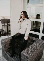 Tan Western Punchy Hoodie | HOODIE | Punchy Hoodie - Western Boho Chic Boutique