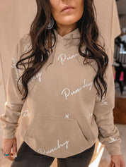 Tan Western Punchy Hoodie | HOODIE | Punchy Hoodie - Western Boho Chic Boutique