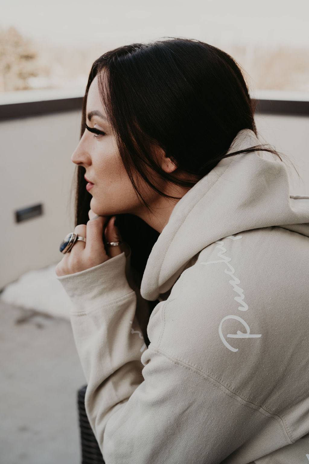 Tan Western Punchy Hoodie | HOODIE | Punchy Hoodie - Western Boho Chic Boutique