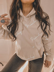 Tan Western Punchy Hoodie | HOODIE | Punchy Hoodie - Western Boho Chic Boutique