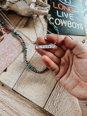 Rowdy Stamped Bar Necklace | necklace |