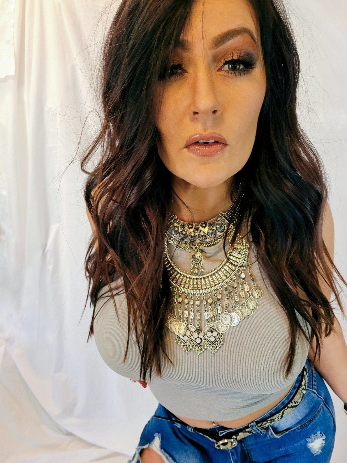 Semi Crop Top | Shirts & Tops | Semi Crop Top - Western Boho Chic Boutique