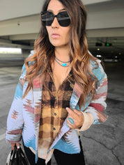 Seneca Aztec Jacket - Size Large | jacket | Seneca Aztec Jacket - Western Boho Chic Boutique