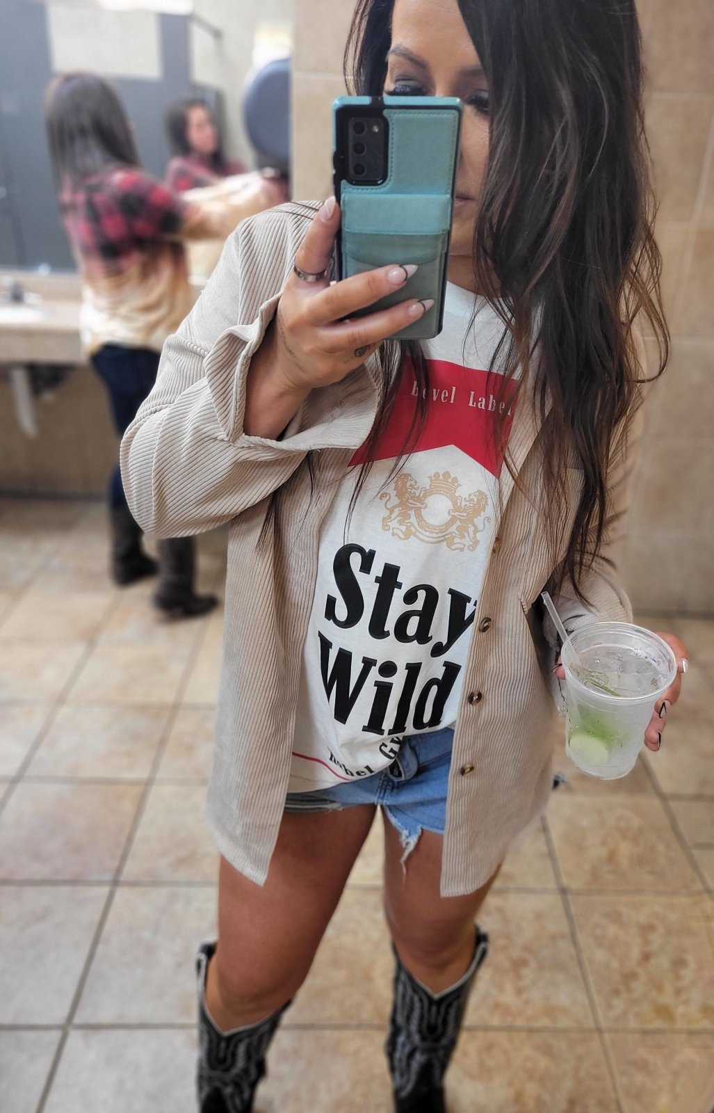 White Stay Wild T-Shirt Tee Dress | Shirts & Tops | Stay Wild T-Shirt Dress - Bevel Label Bohemian Boutique - Western Boho Chic Boutique