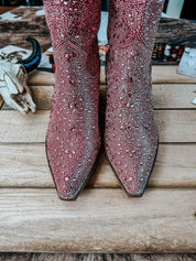 Tall Blush Rhinestone Cowgirl Boots | ladies shoes | Tall Blush Rhinestone Cowgirl Boots