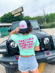 Can't Talk Hot Girl Hat | trucker hat |