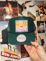 "Tanned and Tipsy" Funny Western Trucker Hat — Bachelorette & Vacation Hat