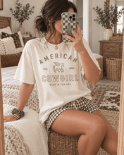 American Cowgirl T-shirt | Retro Winged Horse Western Graphic | American Cowgirl Shirt | Western Graphic Tee | Cowgirl T-Shirt | Rodeo Country Western Tee | Vintage Cowgirl Top - T-Shirt
