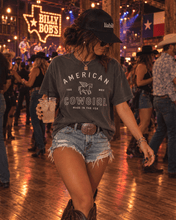 American Cowgirl T-shirt | Retro Winged Horse Western Graphic | American Cowgirl Shirt | Western Graphic Tee | Cowgirl T-Shirt | Rodeo Country Western Tee | Vintage Cowgirl Top - T-Shirt