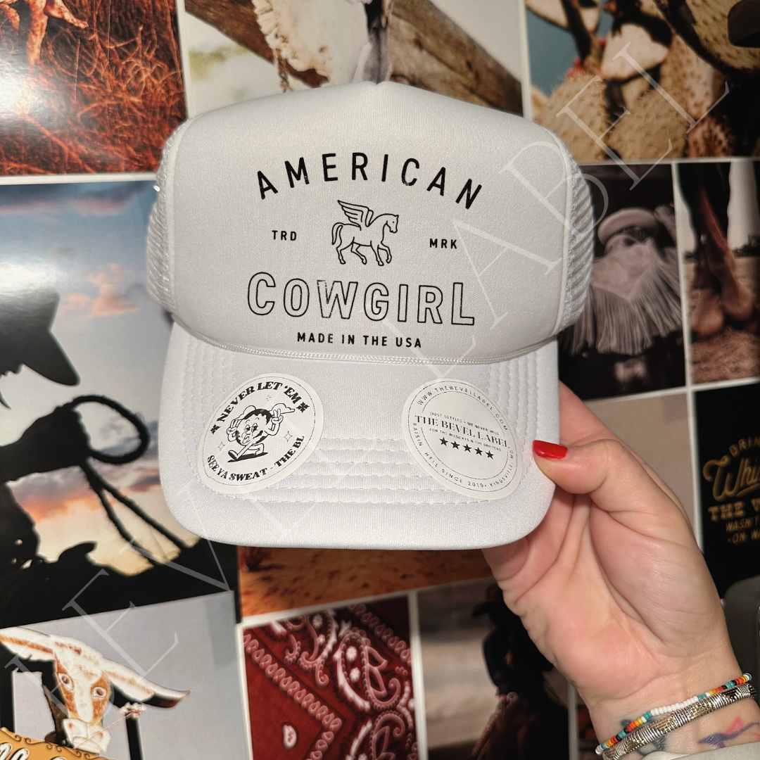 American Cowgirl Trucker Hat - trucker hat