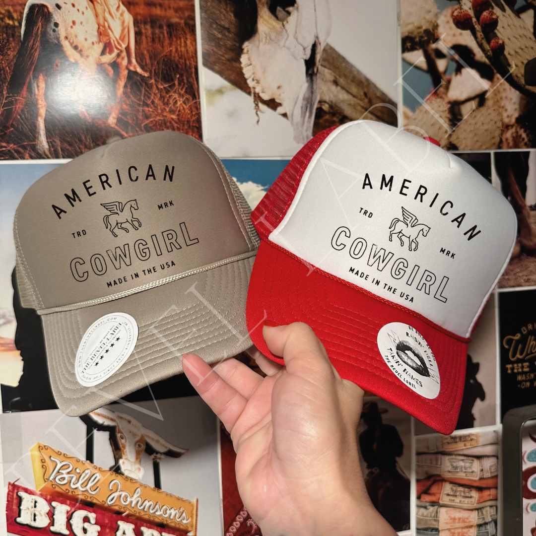 American Cowgirl Trucker Hat - trucker hat