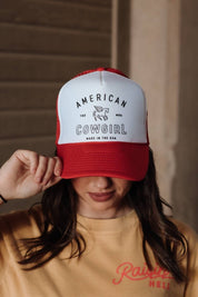 American Cowgirl Trucker Hat - trucker hat