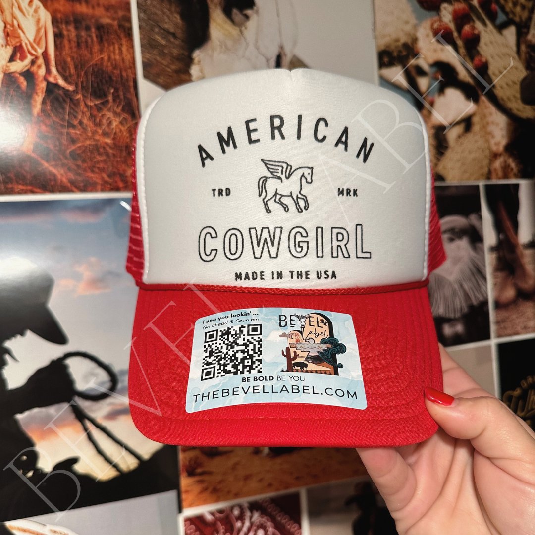 American Cowgirl Trucker Hat - trucker hat