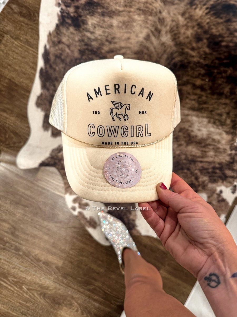 American Cowgirl Trucker Hat | trucker hat | American Cowgirl Trucker Hat