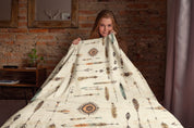 Arrowhead Velveteen Plush Blanket - blanket