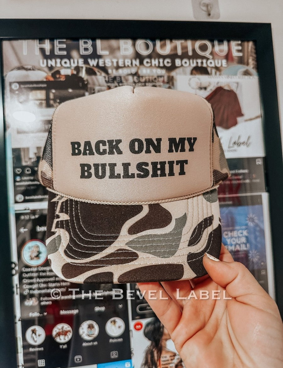 Back On My BS Hat | trucker hat | Back On My BS Hat
