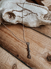 Barbed Wire Punchy Silver Necklace: Sterling Silver Western Jewelry | necklace | Barbed Wire Punchy Silver Necklace: Sterling Silver Western Jewelry