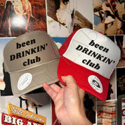 Been Drinking Club Trucker Hat - trucker hat