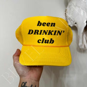 Been Drinking Club Trucker Hat - trucker hat