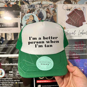 Better Person When I'm Tan Hat | trucker hat |
